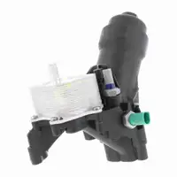 VEMO Oil Cooler + Oil Filter Housing + Filter for AUDI A6 C7 Q5 8RB 2.0 TDI Engine Code CNHA