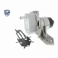 VEMO Oil Cooler + Aluminum Filter Housing + Filter for FORD TRANSIT V363 V362 Tourneo 2.2&ndash;3.2 TDCi