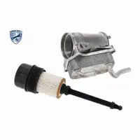 VEMO Oil Cooler + Oil Filter Housing for MERCEDES W202, W203, W210, W211, W639, C219, M112, M113