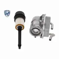 VEMO Oil Cooler + Oil Filter Housing for MERCEDES W202, W203, W210, W211, W639, C219, M112, M113