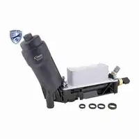 VEMO V33-60-0006 Oil Cooler + Oil Filter Housing for Jeep Grand Cherokee 4 and Wrangler 3 (3.6 V6)