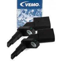 2x VEMO ABS Sensor Raddrehzahl f&uuml;r PORSCHE Panamera 970 vorne / hinten 97060640701