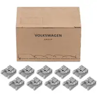 10x ORIGINAL AUDI SEAT SKODA VW Blechmutter Karosserie N91242501