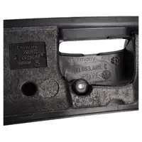 ORIGINAL VW Abdeckung Blende Schlosstr&auml;ger Schwarz T5 T6 MIT Fl&uuml;gelt&uuml;ren 7H0863485C 9B9