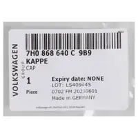 ORIGINAL VW Abdeckung Rollenf&uuml;hrung Schiebet&uuml;r Transporter T5 T6 rechts 7H0868640C 9B9