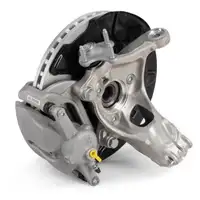 Achsschenkel + Bremsscheibe + Belag f&uuml;r VW Passat B8 Arteon Tiguan vorne links 5Q0407253A