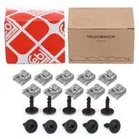 20-teilig febi Torx Schraube + ORIGINAL Blechmutter Unterfahrschutz f&uuml;r VAG