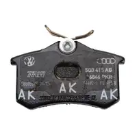 Bremsscheiben + Bremsbel&auml;ge f&uuml;r VW Golf 4 Polo 4 5 6 A1 8X A2 A3 8L1 Ibiza Fabia hinten