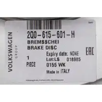 Bremsscheiben + Bremsbel&auml;ge f&uuml;r VW Golf 4 Polo 4 5 6 A1 8X A2 A3 8L1 Ibiza Fabia hinten