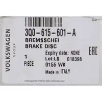 Bremsscheiben + Bremsbel&auml;ge f&uuml;r VW Golf 7 Passat B8 Tiguan Touran A3 8V Q3 F3 TT FV hinten