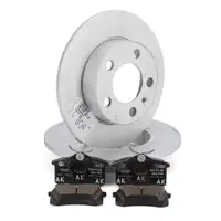 Bremsscheiben + Bremsbel&auml;ge f&uuml;r VW Golf 4 Polo 4 5 6 A1 8X A2 A3 8L1 Ibiza Fabia hinten
