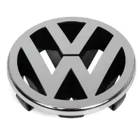 ORIGINAL VW Emblem K&uuml;hlergrill Chrom &Oslash; 12,6cm Golf 5 Caddy 3 Touran 1T 1T0853601A FDY