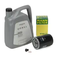 5L ORIGINAL 10W-40 Motor&ouml;l + MANN &Ouml;lfilter f&uuml;r VW Golf 1 2 3 Passat B1-4 Polo T3 Vento