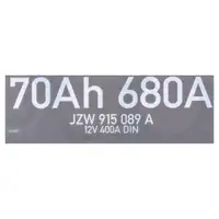 ORIGINAL VW EFB+ Starterbatterie Autobatterie Batterie 12V 70Ah 400/680A JZW915089A