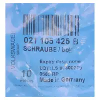 2x Schraube Pleuelschraube M10x80 f&uuml;r VW Golf 3 4 5 Passat B5 AUDI A3 8P 021105425B