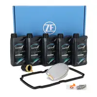 ZF Getriebefilter Satz + 5L WOLF ATF MB Getriebe&ouml;l f&uuml;r MERCEDES-BENZ 5-Gang 722.6