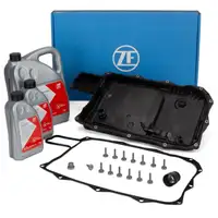 ZF Getriebe&ouml;lwanne + 7L febi Getriebe&ouml;l f&uuml;r BMW 3er 5er 7er X3 X5 hybrid 8HP75