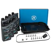 Original ZF &Ouml;lwanne + Filter Automatikgetriebe 8HP45-75 + 8L WOLF Getriebe&ouml;l f&uuml;r BMW