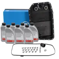 ZF Getriebe&ouml;lwanne + 7L febi Getriebe&ouml;l f&uuml;r BMW E90-93 E60/61 E63/64 X3 X5 X6 6HP26 6HP28