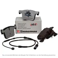 ZIMMERMANN Brake Pads rd:z + Sensor for PORSCHE 944 2.5 Turbo, 3.0 S2, 968 (front / rear)