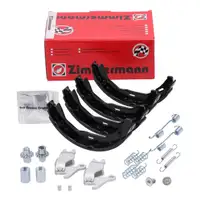 ZIMMERMANN Bremsbacken + Federn + Nachsteller Satz f&uuml;r MERCEDES C-Klasse W204 S204 C/A207