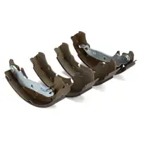 ZIMMERMANN Bremstrommeln + Bremsbacken f&uuml;r FORD Fiesta 5 MK5 Fusion JU_ mit ABS hinten