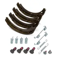 ZIMMERMANN Bremsscheiben + Bremsbel&auml;ge + Sensor + Bremsbacken f&uuml;r MERCEDES W169 hinten