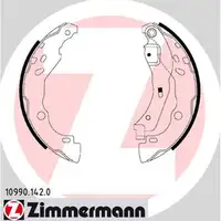 ZIMMERMANN Brake Drums + Brake Shoes for DACIA Logan 1 & 2, Sandero 1 & 2 (BOSCH System, Rear)