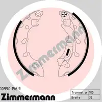 ZIMMERMANN Bremstrommeln + Bremsbacken f&uuml;r FIAT 500 312 Panda 169 ab 05.2010 hinten