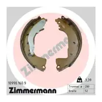 ZIMMERMANN Bremsbacken Satz f&uuml;r VW ID.3 ID.4 ID.5 ID.7 ID.BUZZ AUDI Q4 F4 CUPRA Born