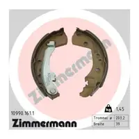 ZIMMERMANN Bremsbacken Satz f&uuml;r FIAT 500e (332_) hinten 77368866 / 68654882AA