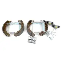 ZIMMERMANN Bremstrommeln + Bremsbacken + Bremszylinder f&uuml;r VW Golf 3 Polo 6N Vento hinten