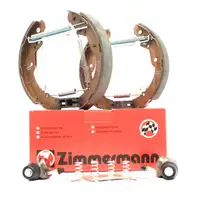 ZIMMERMANN Bremsbacken + Radbremszylinder Satz f&uuml;r SKODA Octavia 2 1U Roomster 5J