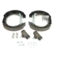 ZIMMERMANN Bremstrommeln + Backen + Radbremszylinder f&uuml;r BMW 3er 316i 318i 318tds hinten