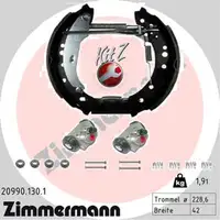 ZIMMERMANN Bremsbacken + Radbremszylinder f&uuml;r RENAULT CLIO II TWINGO II hinten