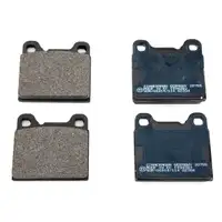 ZIMMERMANN Brake Discs + Brake Pads for VOLVO 850, C70, S70, V70 (rear)