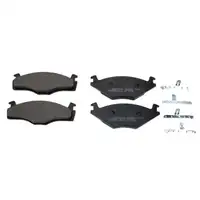 Zimmermann SPORT Bremsscheiben + Bel&auml;ge f&uuml;r VW Polo 86c 1.0/1.3 Cat 1.4 D SEAT 2 vorne