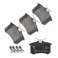 ZIMMERMANN Brake Discs + Pads for VW Golf 3, Passat B3, 2.0 GTI, 2.8 VR6 with Rear ABS