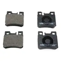 ZIMMERMANN Brake Discs + Pads + Wako for MERCEDES W124 280/300 250D with ASR (rear)