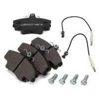 Zimmermann SPORT Bremsscheiben + Bel&auml;ge + Wako f&uuml;r RENAULT Clio 1 Megane 1 1 2 vorne