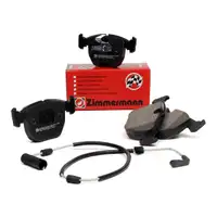 ZIMMERMANN Brake Pads Brake Pad Set + Wako for BMW 5 Series E34 540i E39 (Front)