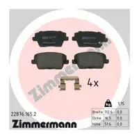 ZIMMERMANN Bremsscheiben + Bremsbel&auml;ge f&uuml;r HYUNDAI Kona N OS 2.0 N 280 PS hinten