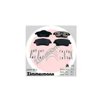ZIMMERMANN Brake Kit: Brake Discs + Brake Pads for VOLVO XC40 536 (16-inch front)