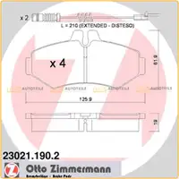 ZIMMERMANN Bremsscheiben + Bel&auml;ge + Wako f&uuml;r MERCEDES G-Klasse W461 W463 hinten