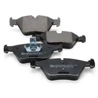 Zimmermann SPORT brake discs + Pads + Wako for BMW 3 Series E46 330i 330d (Front + Rear)