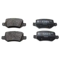 ZIMMERMANN Brake Discs + Pads for MERCEDES W169 A200 A180/200CDI W245 B150-200 (Rear)