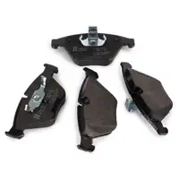 ZIMMERMANN Brake Discs + Pads + Wako for BMW 5 Series E60 E61, 6 Series E63 E64, 630i (front)