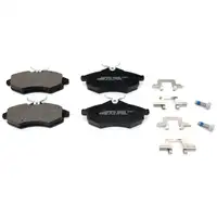 ZIMMERMANN Brake Discs + Brake Pads for CITROEN C2 JM_ C3 1 2 (Front)