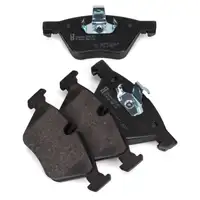 ZIMMERMANN Brake Discs + Brake Pads + Wako for BMW 5 Series E60 E61 520-525i 520d 525d (Front)