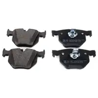 ZIMMERMANN Brake Discs + Pads + Wako for BMW 5 Series 525xi, 530xi, 525xd, 530xd, xDrive (Rear)